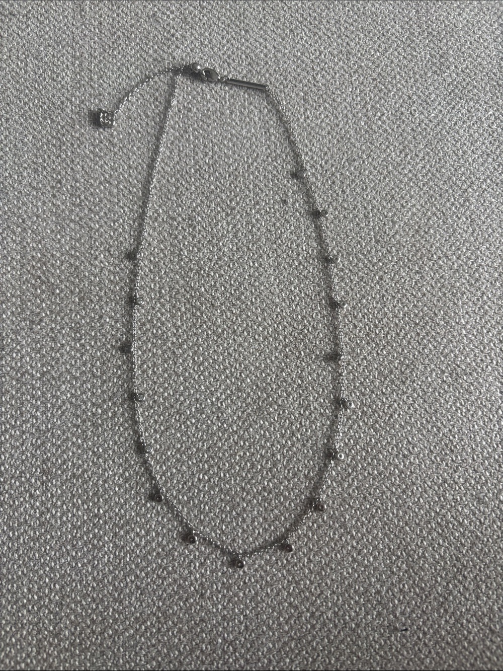 Kendra Scott Delicate Silver Beaded Women's Necklace